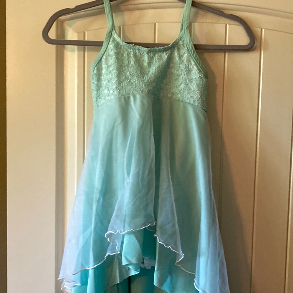 Elle Aqua and White Dance Costume